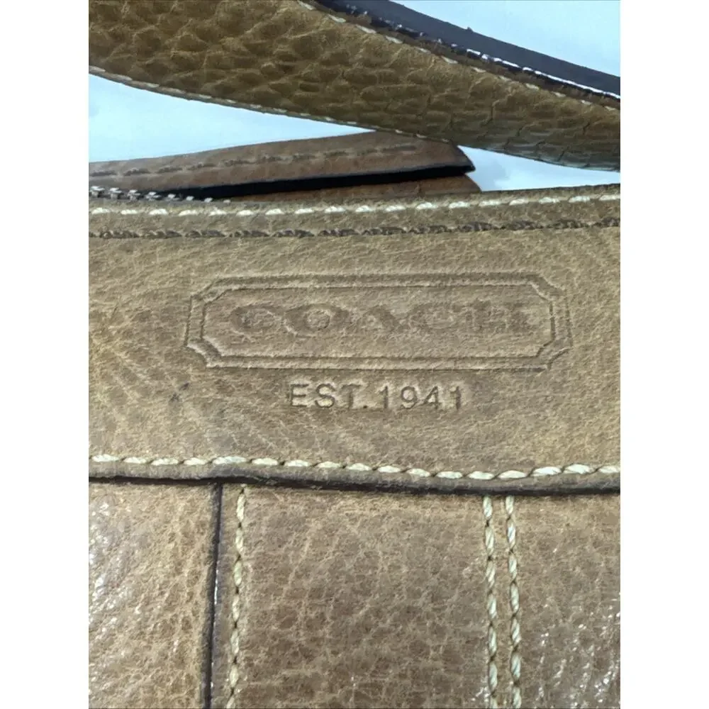 Coach Brown Leather F06S 10398 Crossbody Shoulder Bag